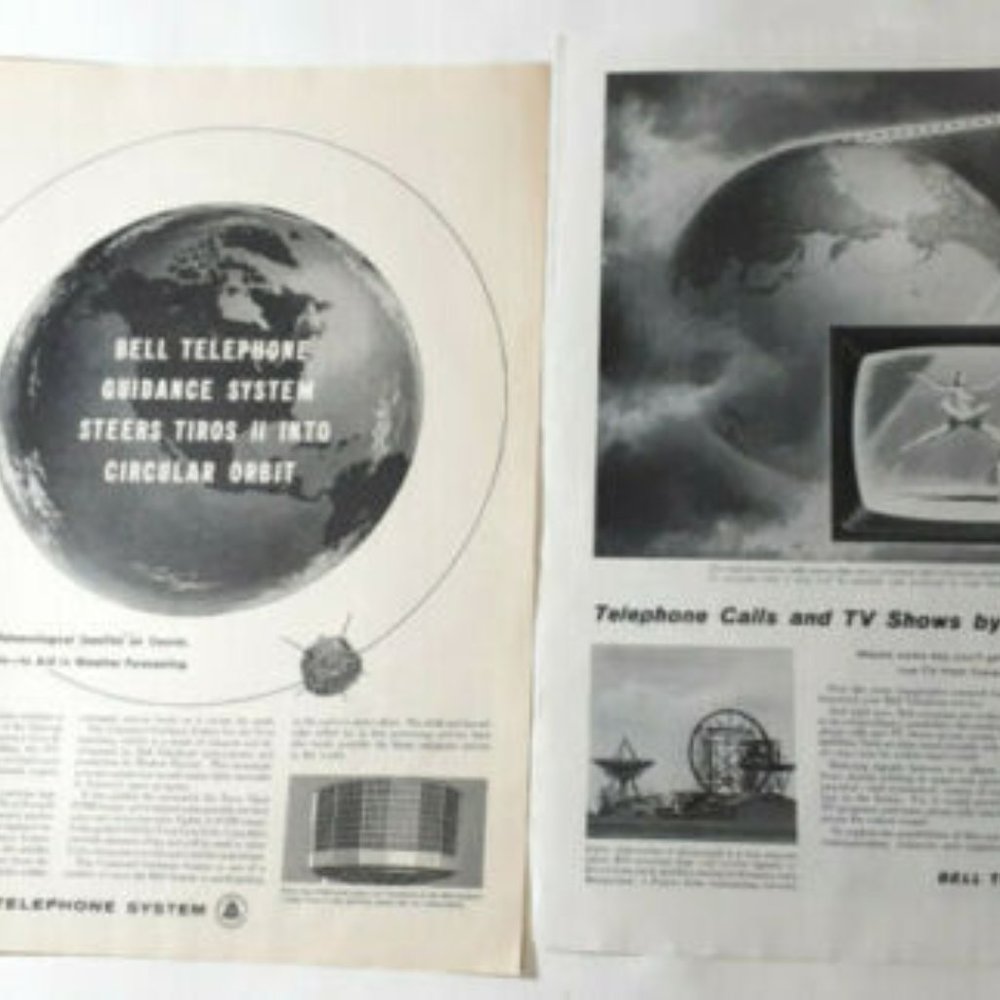 1960 Bell Telephone:Outer Space Print ad